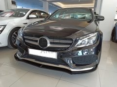 MERCEDES W205 2015-2018 C SERISI ÖN LIP BRABUS - PIANO BLACK (PARLAK SIYAH)