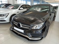 MERCEDES W205 2015-2018 C SERISI ÖN LIP BRABUS - PIANO BLACK (PARLAK SIYAH)