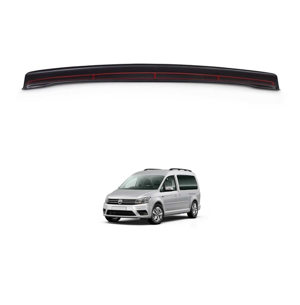 Vw Caddy Arka Tampon Eşiği Koruma Mat Siyah Abs 2015-2