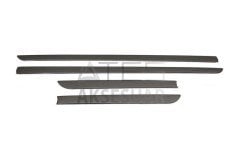 Dacia Duster Siyah Krom Yan Kapı Çıtası 4 Parça 2010-2017 Arası