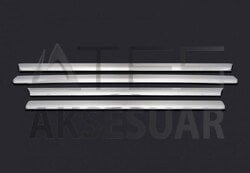 Fiat Egea Krom Cam Çıtası 4 Parça Taşlı 2016 ve Sonrası