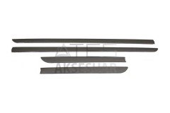 Dacia Sandero Siyah Krom Yan Kapı Çıtası 4 Parça 2008-2012 Arası