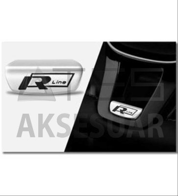 VOLKSWAGEN R LINE DIREKSIYON LOGOSU (KÜÇÜK)