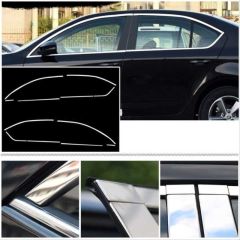 OCTAVIA 2015-2019 IÇIN UYUMLU CAM ÇITASI NIKELAJ