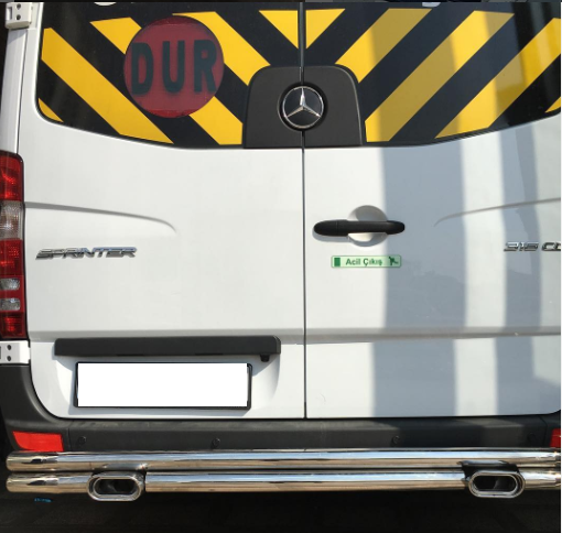 MERCEDES SPRİNTER ARKA KROM KORUMA