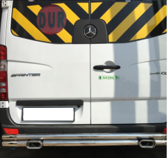 MERCEDES SPRİNTER ARKA KROM KORUMA
