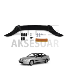 Honda Civic 6 Ön Kaput Koruyucu Rüzgarlık 3mm (ABS)