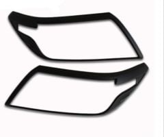 NAVARA 2015-2020 IÇIN UYUMLU FAR ÇERÇEVESI KAPLAMA SIYAH