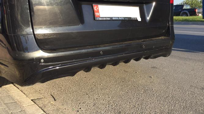 Mercedes Vito Yeni Kasa Arka Tampon Eki