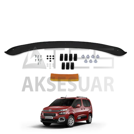 Citroen Berlingo Ön Kaput Koruma Rüzgarlık 4mm (ABS) 2019