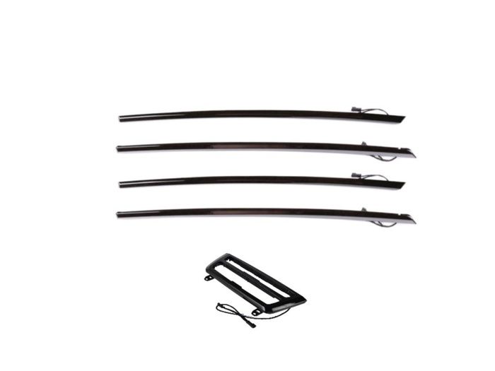 3 SERISI F30 IÇIN UYUMLU  AMBIANS SET (KLIMA PANEL VE KAPILAR) - PARLAK SIYAH