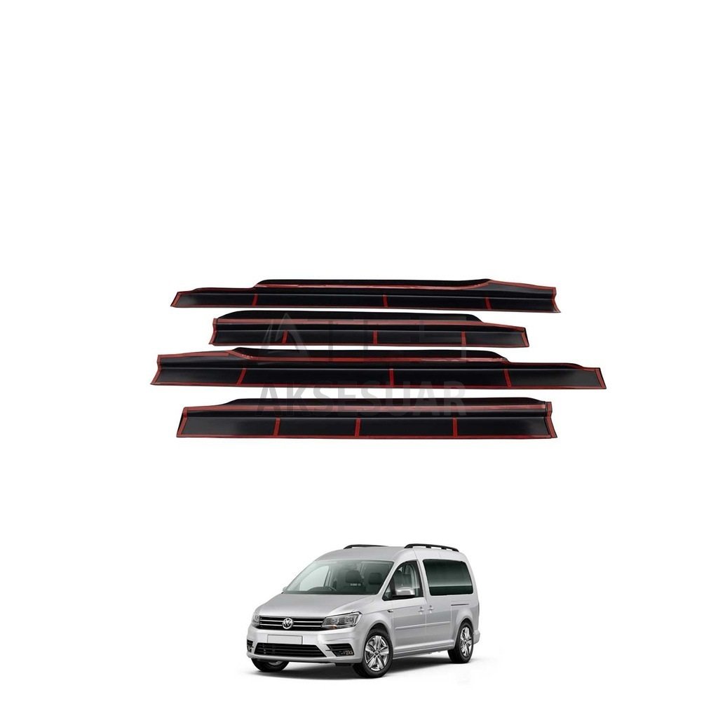 VW Caddy Yan Kapı Alt Çıtası Parlak (ABS) 4 Prç 2015-202