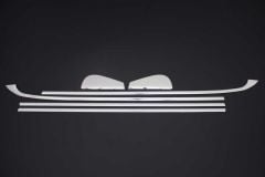 Renault Megane Cam Çıtası 6 Parça Paslanmaz Çelik 2009-