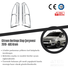 Citroen Berlingo 2019 Stop Çerçevesi ABS Krom