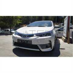 TOYOTA COROLLA 2013-2016 ÖN SIS ÇITA KAPLAMA NIKELAJ 8 PARCA
