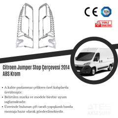 Citroen Jumper 2014 Stop Çerçevesi ABS Krom