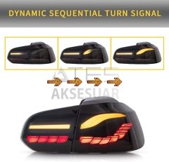 VOLKSWAGEN GOLF 6 DRAGON LED STOP (SMOKE)