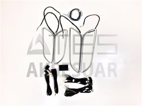 MERCEDES W176 A & W117 CLA & GLA 64 RENK AMBIANS AYDINLATMA - APLIKASYON KONTROLLU