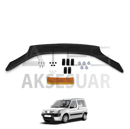 Peugeot Partner Ön Kaput Koruma Rüzgarlık 4mm (ABS)