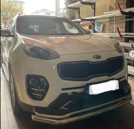 KİA SPORTAGE ÖN KROM KORUMA