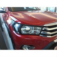 HILUX REVO 2016-2019 IÇIN UYUMLU FAR ÇERÇEVESI KAPLAMA SIYAH
