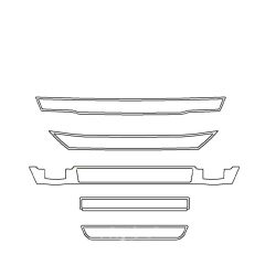 IVECO HI-WAY  PANJUR İÇ ÇERÇEVE KROMU