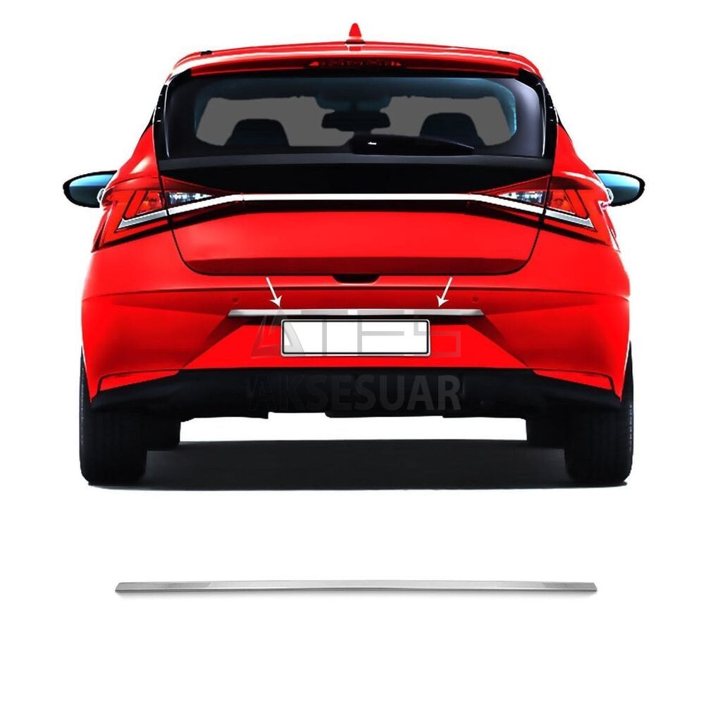 Hyundai İ20 Krom Bagaj Çıtası Plaka Üstü 2020 ve Sonrası