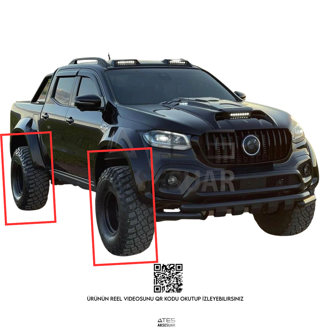 Mercedes X-Class Cam Rüzgarlığı
