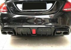 W205 C SERISI IÇIN BRABUS DIFÜZÖR & EGZOZ SETI