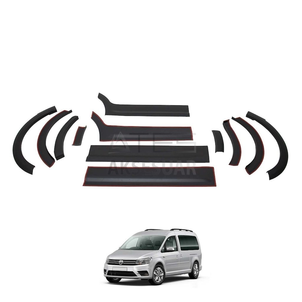 VW CADDY Dodik Seti K.Ş. 12 Prç (Çift Sürgülü) 2015-2020