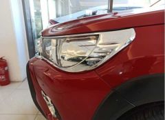 HILUX REVO 2016-2019 IÇIN UYUMLU FAR ÇERÇEVE KAPLAMA KROM