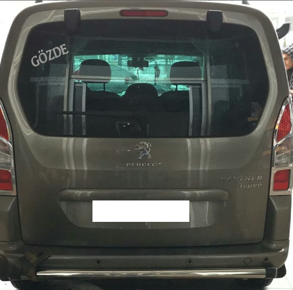 Peugeot partner  ARKA KROM KORUMA