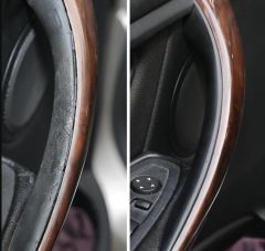 3 SERISI F30 IÇIN UYUMLU  KOLÇAK KAPLAMA (IÇ) - PIANO BLACK