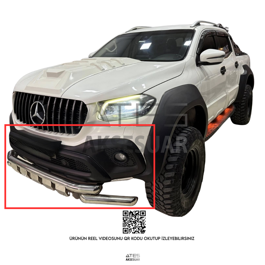 Mercedes X-Class Krom Ön Koruma