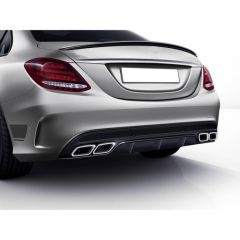 W205 C SERISI IÇIN SILVER DIFÜZÖR & EGZOZ SETI (AMG SEDAN) SILVER DIFÜZÖR - SILVER EGZOZ ILE