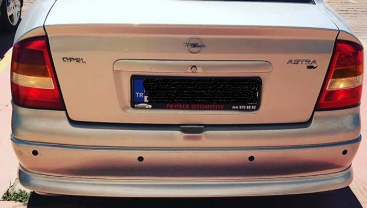Opel Astra G HB Arka Tampon Altı Eki