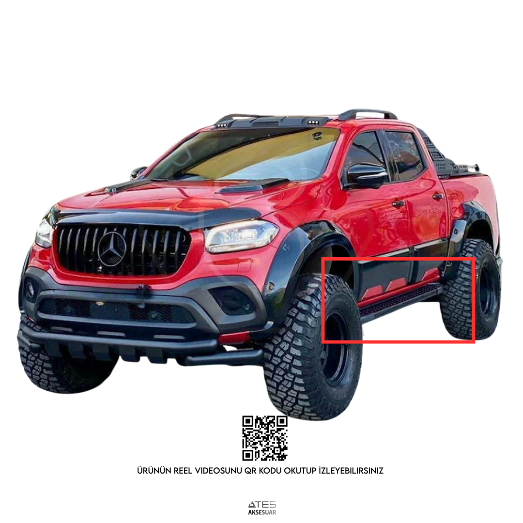 Mercedes X-Class Noktalı  Yan Basamak