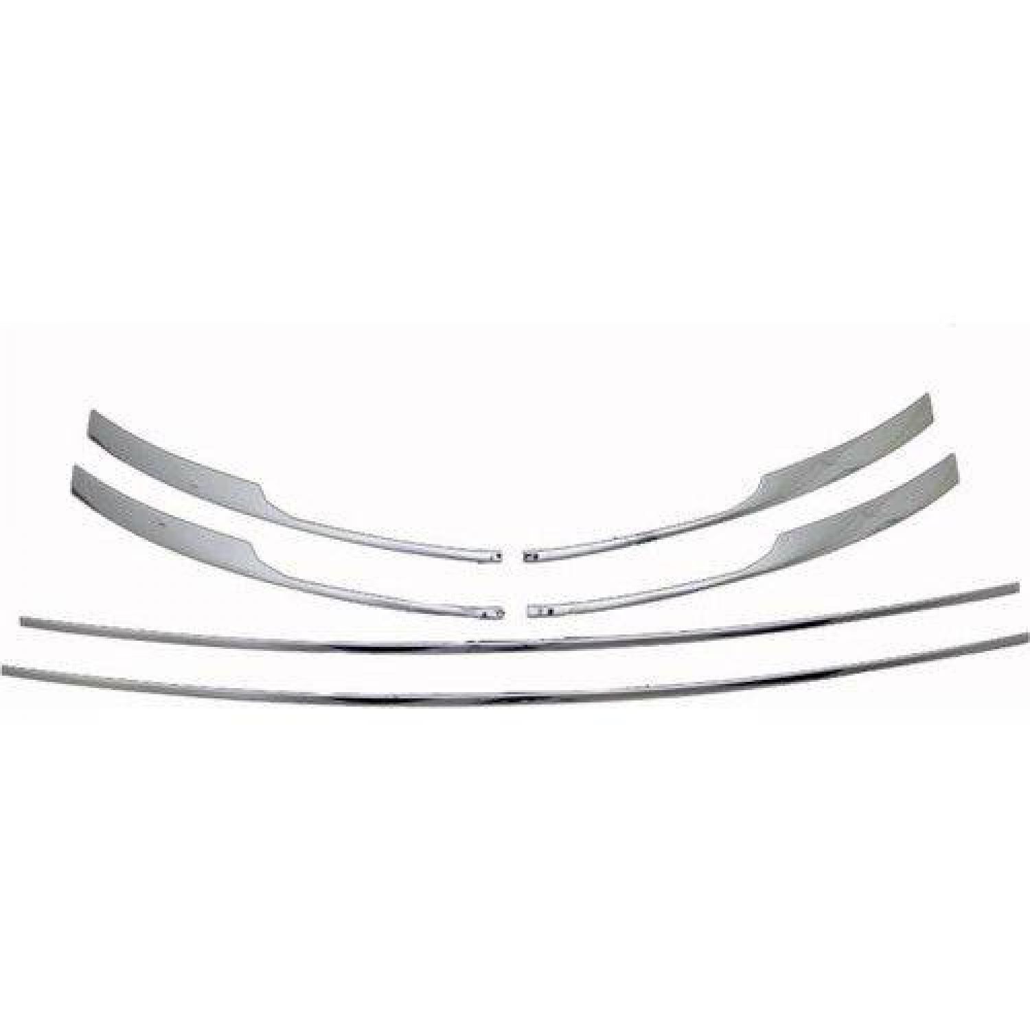 Volkswagen CARAVELLE Ön Panjur 6 Parça Paslanmaz Çelik 2003-2010