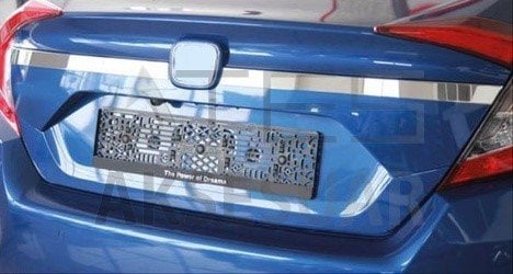 HONDA CIVIC FC5 2016-2020 BAGAJ ÜST NİKELAJ KAPLAMA DAR