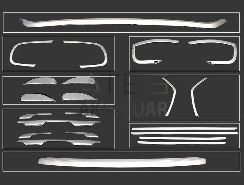 Dacia Duster Krom Kampanya 8'li Set 2018 ve Sonrası