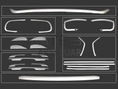 Dacia Duster Krom Kampanya 8'li Set 2018 ve Sonrası