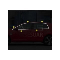 VOLKSWAGEN GOLF 7 - 7.5 2013-2020 CAM ÇERCEVE NIKELAJI