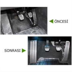 2012 JETTA MK5 , GOLF 5, GOLF 6 , PASSAT B7 IÇIN UYUMLU PEDAL SETI (MANUEL)