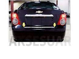 Chevrolet Aveo 2 SD Krom Bagaj Alt Çıtası 2011-2020