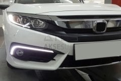 HONDA CIVIC FC5 2016-2020 MAKYAJSIZ KASA ÖN SİS LEDİ TEK ÇİZGİ