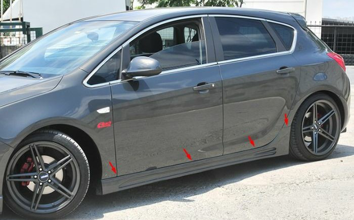 Opel Astra J HB Kanallı Model Marşpiyel