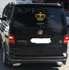 Volkswagen Transporter T6 Difüzörlü Arka Karlık