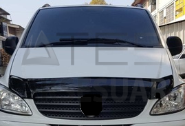 Mercedes Viano Ön Kaput Koruma Rüzgarlığı 3mm Akrilik (abs)