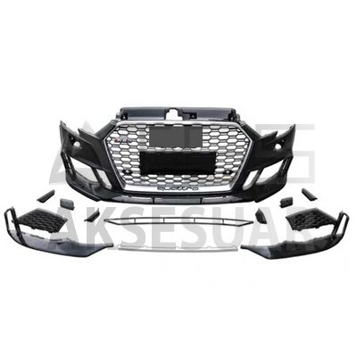 AUDI A3 2016-2020 RS3 ÖN TAMPON PANJUR SETİ - SEDAN (8V MAKYAJLI KASA)