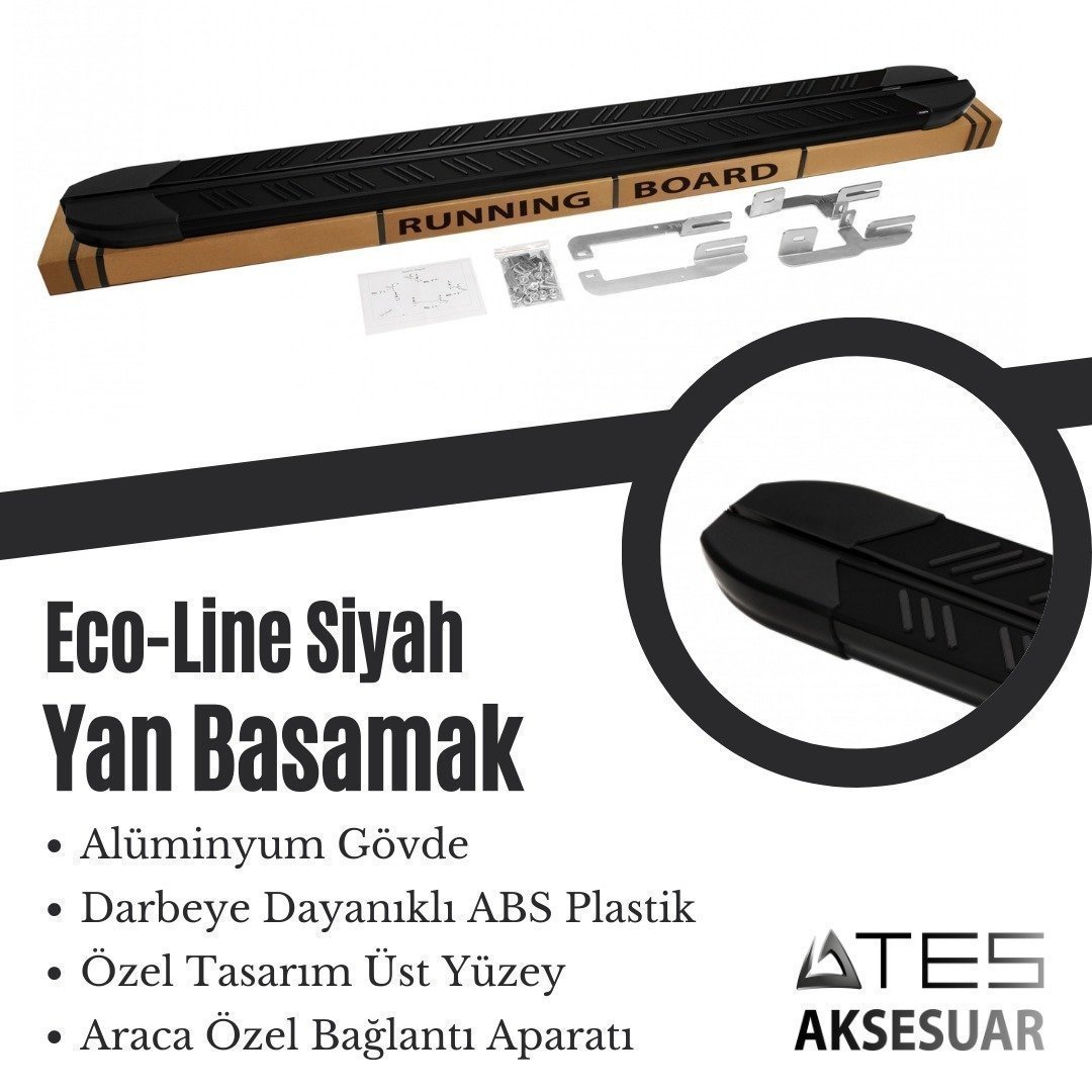 Fiat Ducato 3 Orta Şase Siyah Yan Basamak 253 Cm 2006 Üzeri